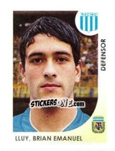 Sticker Lluy Brian Emanuel - Apertura 2008 n. 212 - Panini