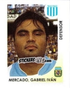 Sticker Mercado Gabriel Ivan - Apertura 2008 - Panini