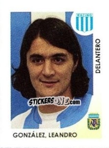 Cromo Gonzalez Leandro - Apertura 2008 - Panini