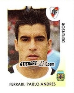 Sticker Ferrari Paulo Andres - Apertura 2008 n. 226 - Panini