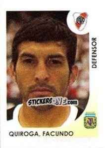 Sticker Quiroga Facundo - Apertura 2008 n. 227 - Panini