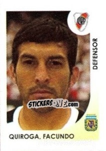 Sticker Quiroga Facundo - Apertura 2008 - Panini