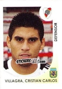 Sticker Villagra Cristian Carlos - Apertura 2008 - Panini