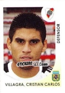 Figurina Villagra Cristian Carlos - Apertura 2008 n. 229 - Panini