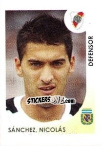 Cromo Sanchez Nicolas - Apertura 2008 - Panini