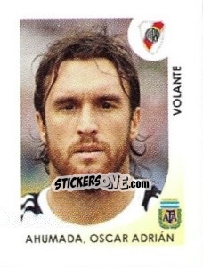 Sticker Ahumada Oscar Adrian - Apertura 2008 n. 232 - Panini