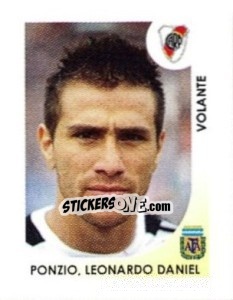 Cromo Ponzio Leonardo Daniel - Apertura 2008 - Panini