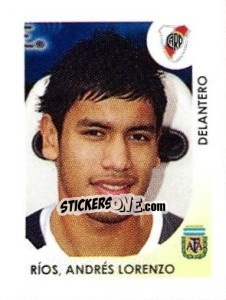 Sticker Rios Andres Lorenzo - Apertura 2008 n. 240 - Panini