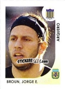 Sticker Broun Jorge E. - Apertura 2008 - Panini