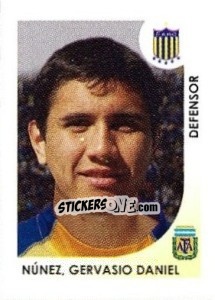 Sticker Nunez Gervasio Daniel - Apertura 2008 - Panini