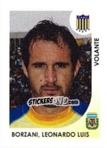 Sticker Borzani Leonardo Luis - Apertura 2008 - Panini