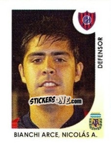 Sticker Bianchi Arce Nicolas A. - Apertura 2008 n. 258 - Panini