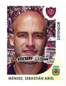 Sticker Mendez Sebastian Ariel - Apertura 2008 n. 260 - Panini