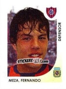 Sticker Meza Fernando - Apertura 2008 n. 263 - Panini