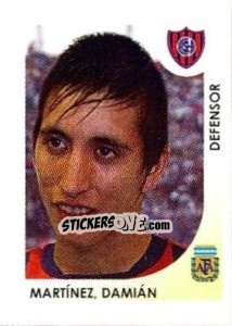 Sticker Martinez Damian - Apertura 2008 n. 264 - Panini