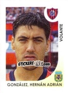 Sticker Gonzalez Hernan Adrian - Apertura 2008 n. 265 - Panini