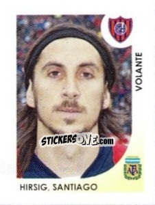 Sticker Hirsig Santiago - Apertura 2008 n. 268 - Panini