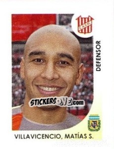 Figurina Villavicencio Matias S. - Apertura 2008 - Panini