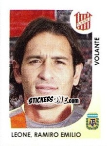 Cromo Leone Ramiro Emilio - Apertura 2008 - Panini