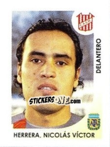 Cromo Herera Nicolas Victor - Apertura 2008 - Panini