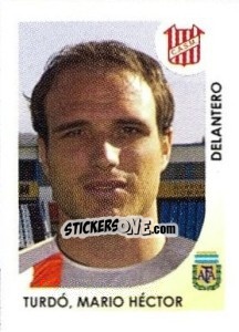 Sticker Turdo Mario Hector - Apertura 2008 - Panini
