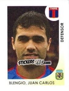 Sticker Blengio Juan Carlos - Apertura 2008 n. 290 - Panini