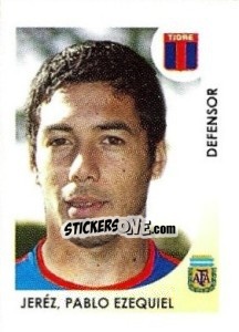 Cromo Jerez Pablo Ezequiel - Apertura 2008 - Panini