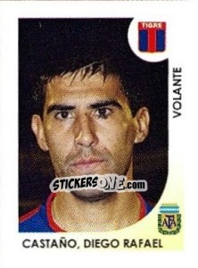 Cromo Castano Diego Rafael - Apertura 2008 - Panini