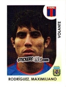 Sticker Rodriguez Maximiliano - Apertura 2008 n. 298 - Panini