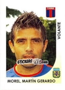 Sticker Morel Martin Gerardo - Apertura 2008 n. 299 - Panini
