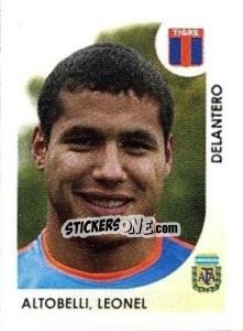 Sticker Altobelli Leonel - Apertura 2008 - Panini