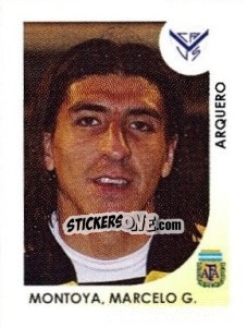 Cromo Montoya Marcelo G. - Apertura 2008 - Panini