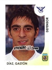 Sticker Diaz Gaston - Apertura 2008 n. 306 - Panini