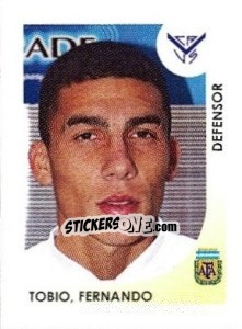 Cromo Tobio Fernando - Apertura 2008 - Panini