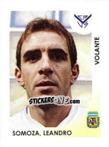 Sticker Somoza Leandro - Apertura 2008 n. 313 - Panini