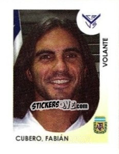 Sticker Cubero Fabian - Apertura 2008 n. 314 - Panini