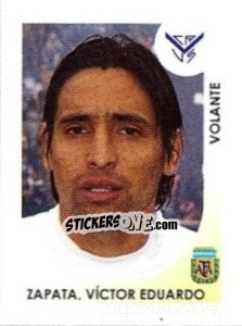 Sticker Zapata Victor Eduardo - Apertura 2008 n. 315 - Panini
