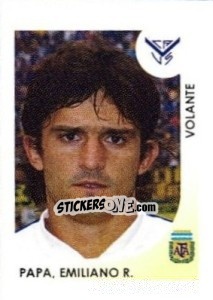 Cromo Papa Emilliano R. - Apertura 2008 - Panini