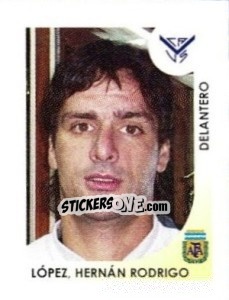 Cromo Lopez Hernan Rodrigo - Apertura 2008 - Panini