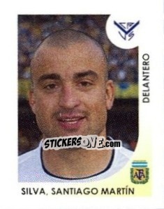Sticker Silva Santiago Martin - Apertura 2008 n. 320 - Panini