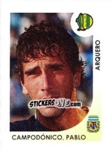 Sticker Campodonico Pablo - Apertura 2008 n. 321 - Panini