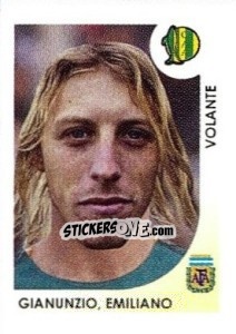 Sticker Gianunzio Emilliano - Apertura 2008 n. 325 - Panini