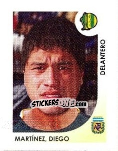 Sticker Martinez Diego - Apertura 2008 - Panini