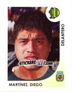 Sticker Martinez Diego - Apertura 2008 n. 328 - Panini