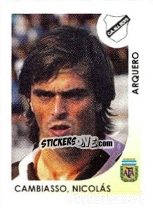 Cromo Cambiasso Nicolas - Apertura 2008 - Panini