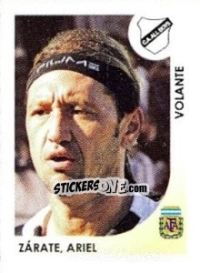 Sticker Zarate Ariel - Apertura 2008 n. 333 - Panini