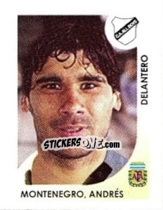 Sticker Montenegro Andres - Apertura 2008 - Panini