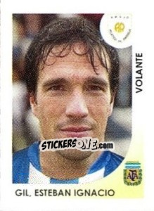 Sticker Gil Esteban Ignacio - Apertura 2008 - Panini