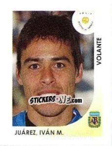 Sticker Juarez Ivan M. - Apertura 2008 - Panini