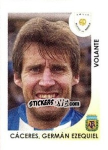 Sticker Caceres German Ezequiel